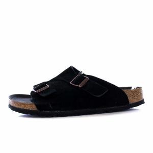 BIRKENSTOCK 22SS IENA別注 チューリッヒ サンダル フラット スエード 41 26.5cm 黒 ブラック 22093310303320