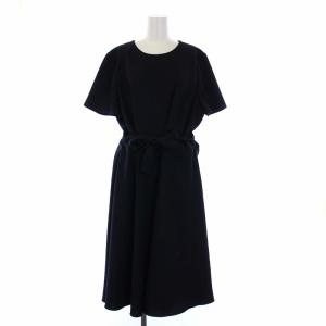 NEMIKA ロングワンピース 半袖 クルーネック 17+ 3XL 大きいサイズ 紺 ネイビー JS-1900572