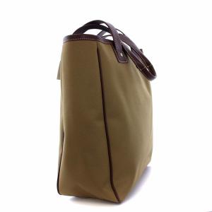 HUNTING WORLD トートバッグ ロゴワッペン カーキ