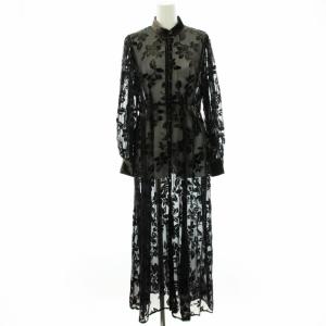 20AW UNDRESSED LUNA OPAL DRESS ワンピース スタンドカラー シアー シースルー マキシ ロング