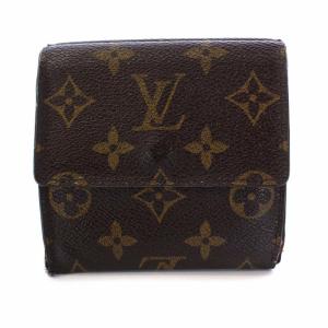 LOUIS VUITTON ポルトフォイユ・エリーズ モノグラム Wホック 三つ折り財布 M61654