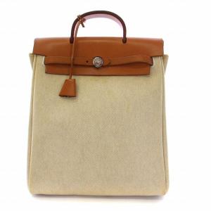 エールバッグ アドPM リュックサック ベージュ 茶 刻印C