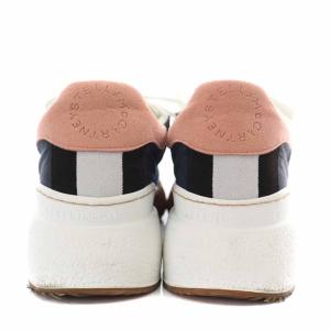 STELLA McCARTNEY ループ ROOP スニーカー ローカット 厚底 プラットフォームシューズ 37 24cm 紺 ネイビー ピンク