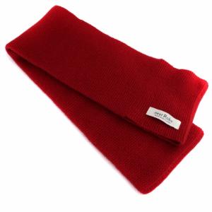 ウールミニマフラー ストール スヌード 日本製 赤 レッド