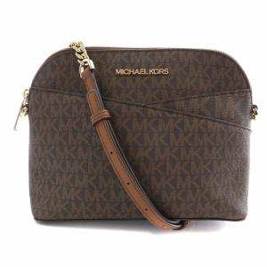 シグネチャー ショルダーバッグ PVC 総柄 茶 ブラウン 35F1GTVC6B