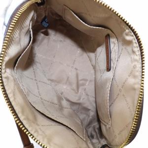 MICHAEL KORS シグネチャー ショルダーバッグ PVC 総柄 茶 ブラウン 35F1GTVC6B
