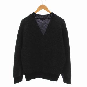 MARGARET HOWELL 22年製 SHETLAND CASHMERE カーディガン ニット Vネック 長袖 M グレー