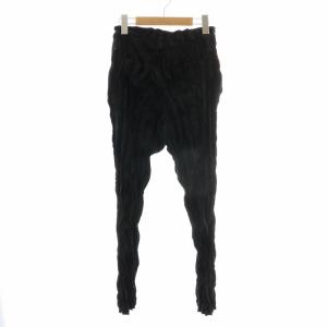 me ISSEY MIYAKE パンツ ジップフライ プリーツ 黒 ブラック