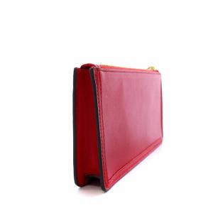 TORY BURCH クラッチバッグ ポーチ ミニ エコレザー 赤 レッド
