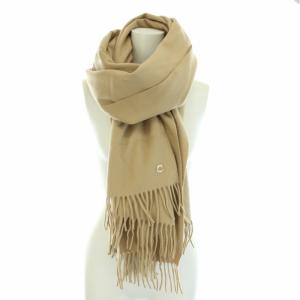 Loro Piana ストール マフラー フリンジ 無地 カシミヤ ベージュ