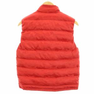 MARK&LONA ダウンベスト アウター 裏地カモフラ柄 S 赤 レッド グレー