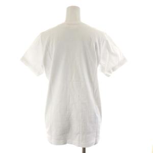 COMME des GARCONS ガール GIRL AD2019 Tシャツ カットソー 半袖 フリル コットン M 白 ホワイト