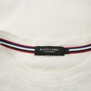 BLACK LABEL CRESTBRIDGE Tシャツ カットソー 半袖 クルーネック 星柄 プリント L 白 ホワイト