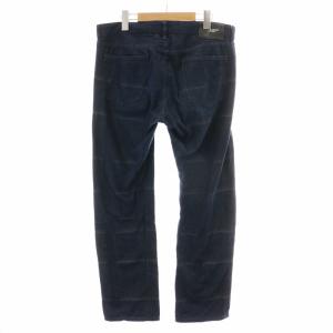 BLACK LABEL CRESTBRIDGE デニムパンツ ジーンズ ジップフライ チェック 82 L 紺 ネイビー