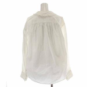 Shinzone 22SS コットンリネンチェルシーレースブラウス CHELSEA LACE BLOUSE シャツ 長袖 36 S 白 ホワイト