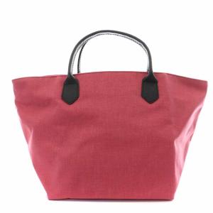 Hervé Chapelier レザーハンドル舟型トートM・コーデュラ トートバッグ ハンドバッグ ピンク 1407C