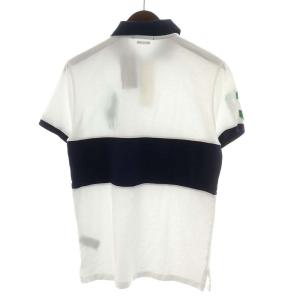 POLO RALPH LAUREN ビッグポニー ポロシャツ 半袖 ロゴ 3 バイカラー S 白 ホワイト 青 ブルー