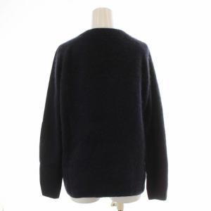 Ron Herman ニット セーター 長袖 ウール S 紺 ネイビー