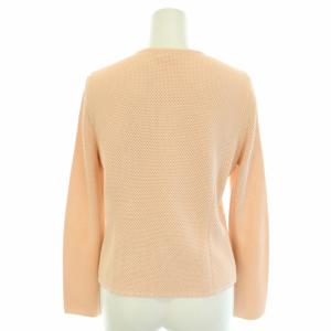 FOXEY BOUTIQUE ニットジャケット ノーカラー カーディガン アウター 38 S ピンク 11412
