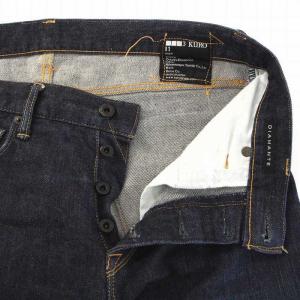KURO DIAMANTE ディアマンテ デニム パンツ ジーンズ スリム テーパード ストレッチ 赤耳 31 M インディゴ ネイビー