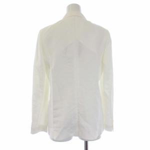 ANAYI 18SS テーラードジャケット 1B ノーベント 麻 リネン混 38 M 白 ホワイト タグ付き
