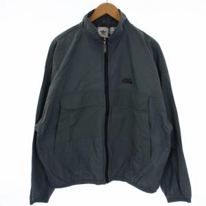 M FASHION TRACKTOP トラックジャケット ジップアップ ハイネック ロゴ L カーキ GN3327