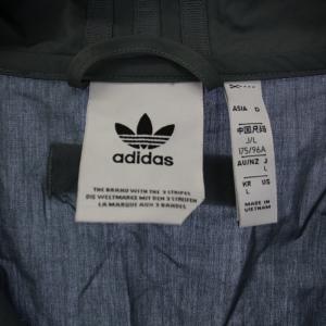 adidas Originals M FASHION TRACKTOP トラックジャケット ジップアップ ハイネック ロゴ L カーキ GN3327