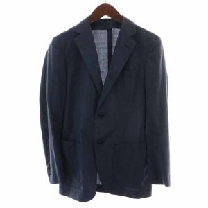 TOMORROWLAND 23SS ウールシルクポリウレタン シングルブレステッド2Bジャケット MOOVING ウールシルクポリウレタン ノープリーツスリムスラックス