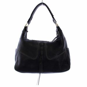 TOD'S miky ワンショルダーバッグ レザー 黒 ブラック