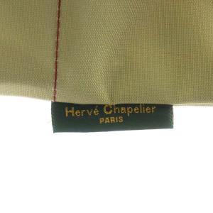 Hervé Chapelier 舟型トートM ハンドバッグ ナイロン ベージュ 1027N