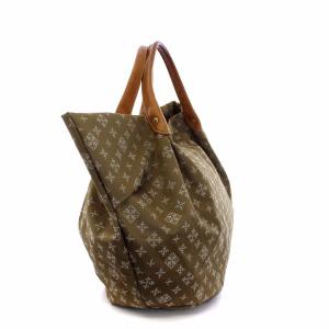 russet モノグラム トートバッグ ハンドバッグ ナイロン レザー ベージュ