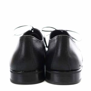 Salvatore Ferragamo レースアップシューズ レザー ストレートチップ ローヒール 6.5 24.5cm 黒 ブラック