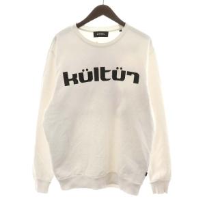 DIESEL スウェット トレーナー 長袖 ロゴ コットン M 白 ホワイト