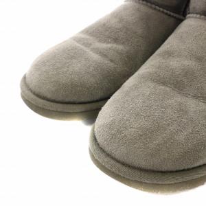 UGG australia クラシックミニ ムートンブーツ ショートブーツ スエード ボア 23.0cm グレー
