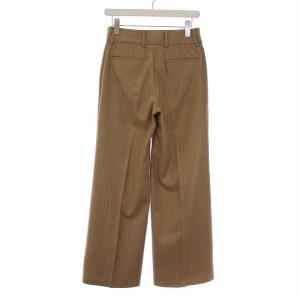 INCOTEX ワイドパンツ スラックス ピンストライプ ウール 36 S ベージュ