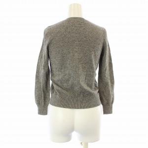 ISABEL MARANT ETOILE カーディガン ニット 長袖 クルーネック 薄手 ウール混 34 XS グレー