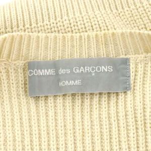 COMME des GARCONS HOMME AD1988 80s ヴィンテージ ニット セーター 長袖 コットン アイボリー