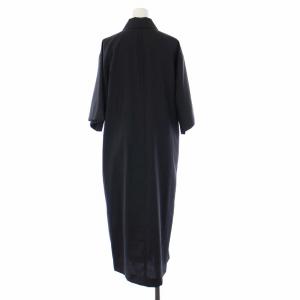 AURALEE TROPICAL WOOL ONE‐PIECE シャツワンピース 半袖 ロング 1 グレー