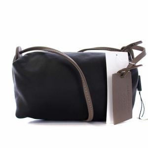 MARCO MASI ショルダーバッグ ポシェット レザー 黒 ブラック