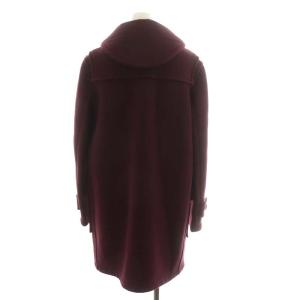 GLOVERALL ダッフルコート ロング丈 フード ウール アウター M ボルドー