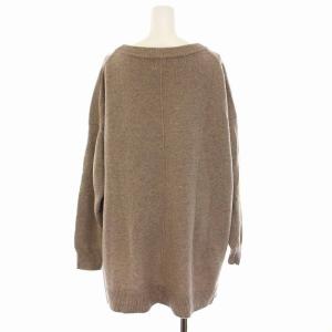 Spick&Span 21AW WASHABLEミドルゲージプルオーバー ニット セーター 長袖 F ブラウン