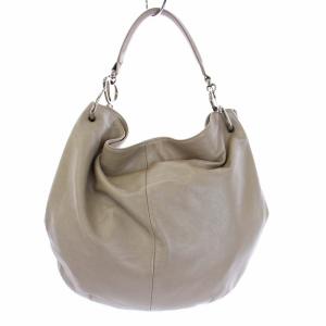 LOEWE ワンショルダーバッグ レザー グレージュ