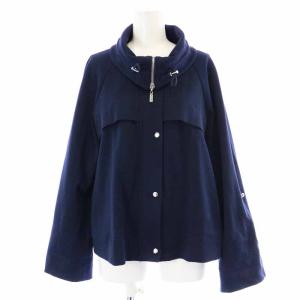 ジャケット ジップアップ 11 L 紺 ネイビー