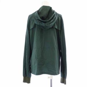 A.P.C. ナイロンジャケット パーカ ハーフジップ XS 緑 グリーン