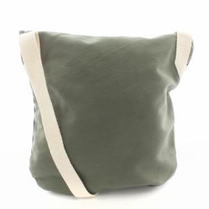 Engineered Garments Shoulder Pouch - Cotton Double Cloth Olive ショルダーバッグ 無地 キャンバス オリーブ