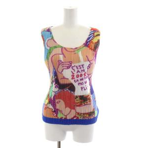 イッセイミヤケ 2001 GRAFFITI ART カットソー ノースリーブ PP12-JK221