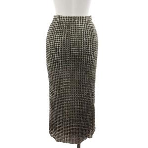 PLEATS PLEASE ISSEY MIYAKE イッセイミヤケ プリーツスカート ドット S グレー