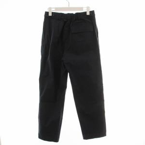 Spick&Span 22AW テーパードパンツ ストレートパンツ ハイウエスト ジップアップ 38 M 紺 ネイビー