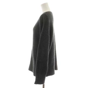 Theory CASHMERE RELAXED VNECK PO ニット セーター 長袖 カシミヤ S グレー