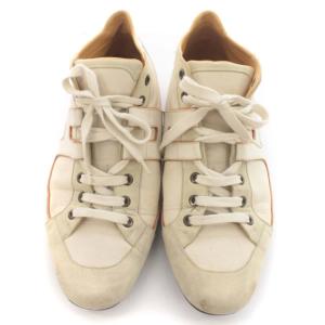 HERMES クイック スニーカー レザー 26cm アイボリー
